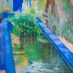 Bassin de Majorelle-Pastel-100 x 70