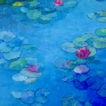 Hommage à Monet (II), huile -89x116cm